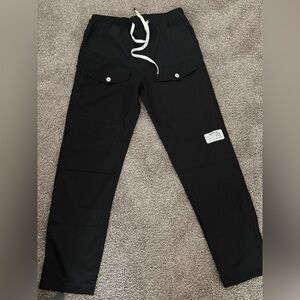 Black Cargo Jogger Pants